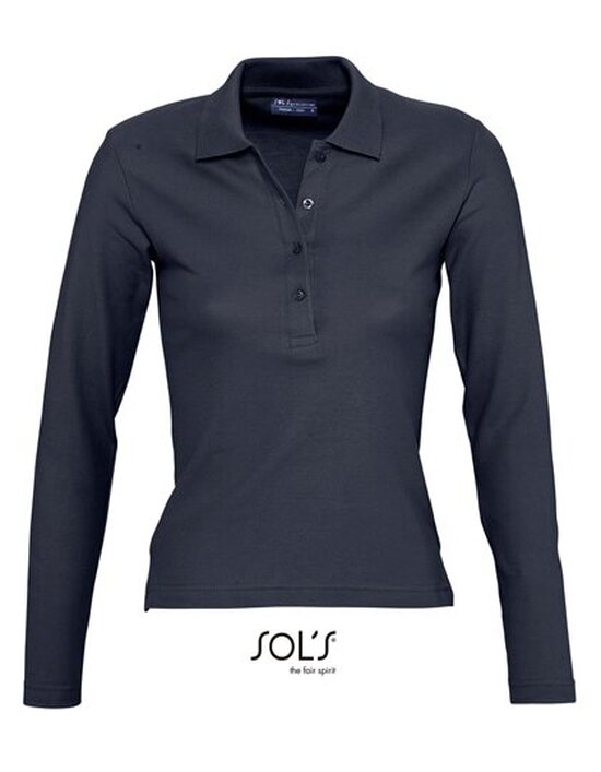 Ladies` Longsleeve Polo Podium