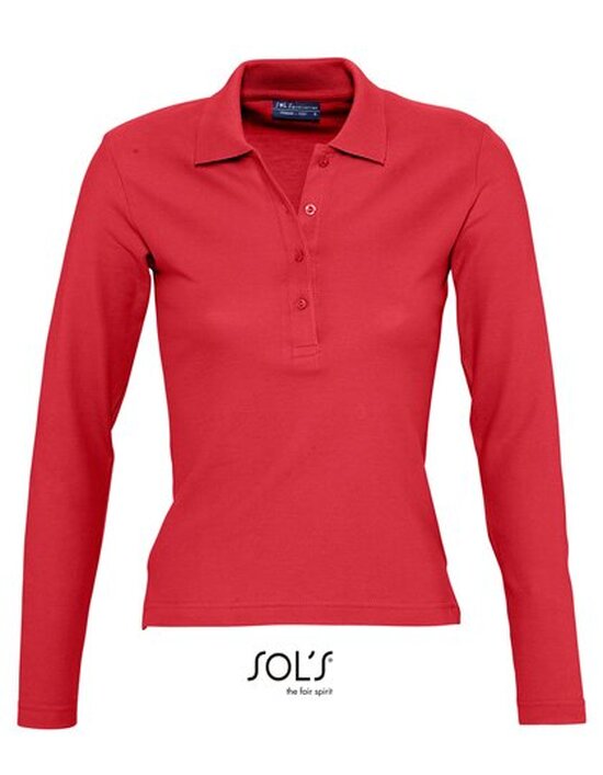 Ladies` Longsleeve Polo Podium