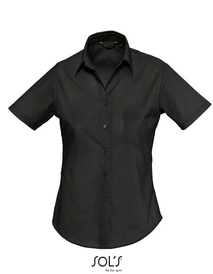 Popeline-Blouse Escape Shortsleeve