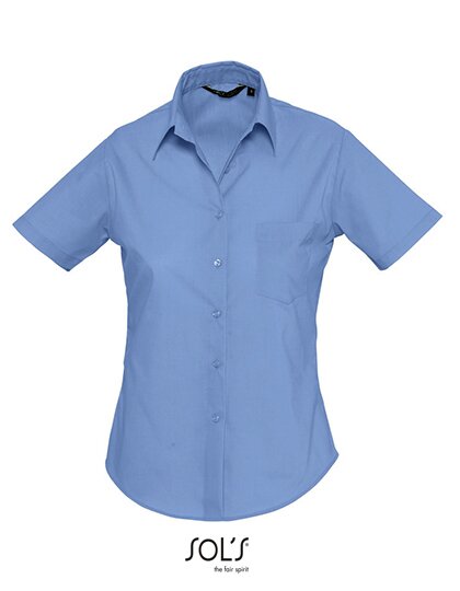 Popeline-Blouse Escape Shortsleeve