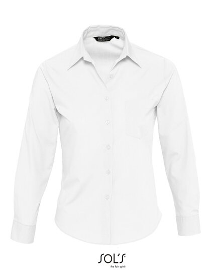 Popeline-Blouse Executive Longsleeve