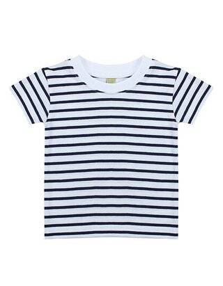 Short Sleeved Stripe T Shirt
