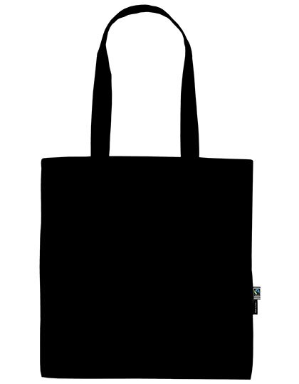 NET90014 Tiger Cotton Shopping Bag With Long Handles