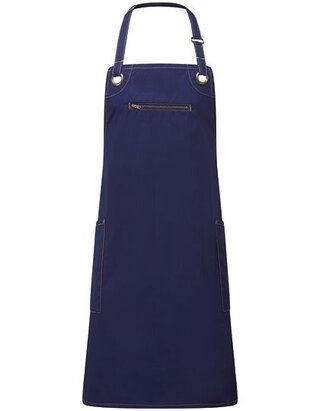 PW121 'Barley' Contrast Stitch Sustainable Bib Apron
