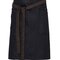 Division Waxed Look Denim Waist Apron