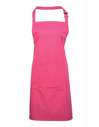 Colours Collection Bib Apron with Pocket
