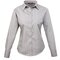 Ladies` Poplin Long Sleeve Blouse