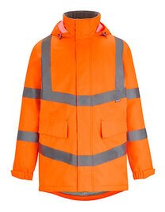 RG60000 Regatta High Visibility Hi-Vis Pro Contract Dover Parka Jacket