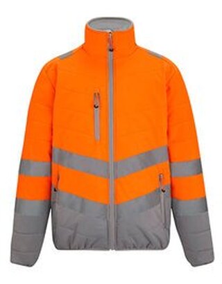 RG9430 Regatta High Visibility Hi-Vis 2-Tone Thermal Baffle Jacket