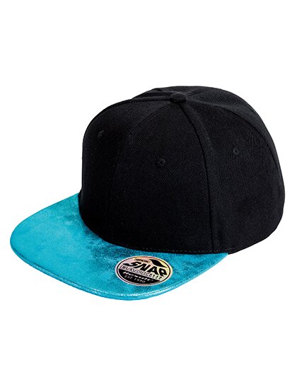 Bronx Flat Glitter Peak Snapback Cap