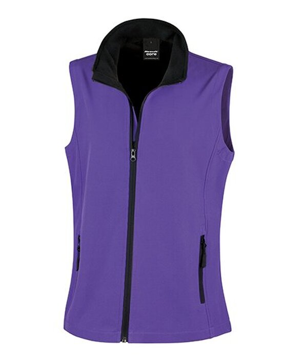 Ladies` Printable Soft Shell Bodywarmer