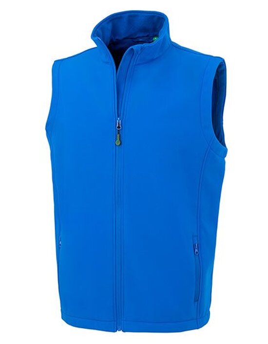 Mens Recycled 2-Layer Printable Softshell Bodywarmer