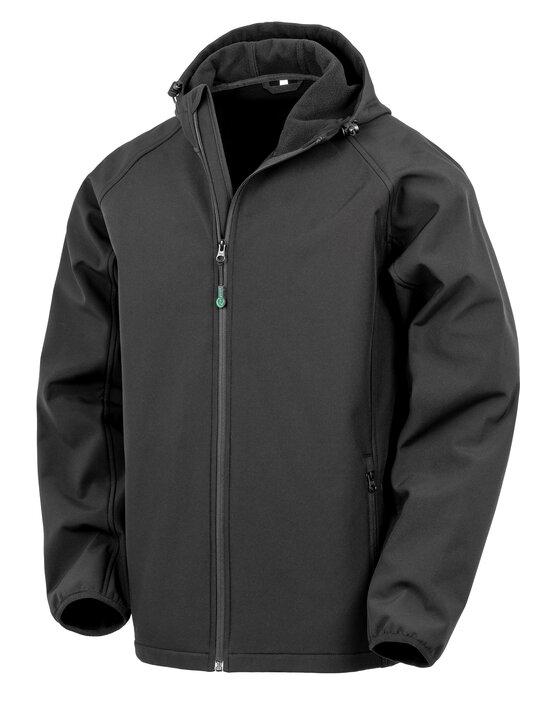 RT911 Result Genuine Recycled Men´s Recycled 3-Layer Printable Hooded Softshell Jacket