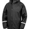 Prism PU Waterproof Jacket with Reflective Bands & Recycled Backing