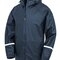 Prism PU Waterproof Jacket with Reflective Bands & Recycled Backing