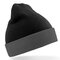 Recycled Black Compass Beanie