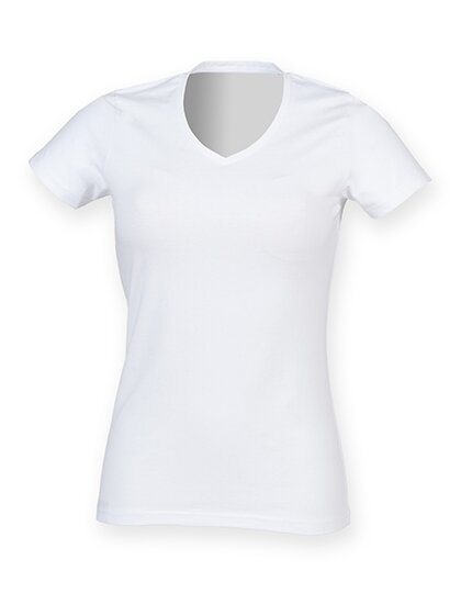 Women`s Feel Good Stretch V-Neck T