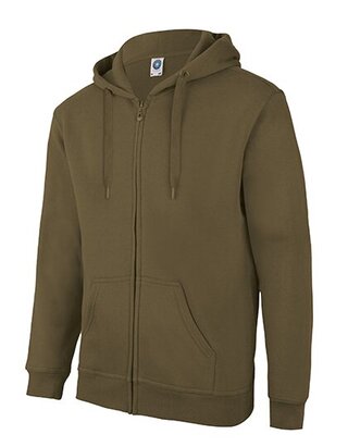 Zip Through Hooded Sweat Jacket