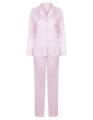 Ladies Satin Long Pyjamas