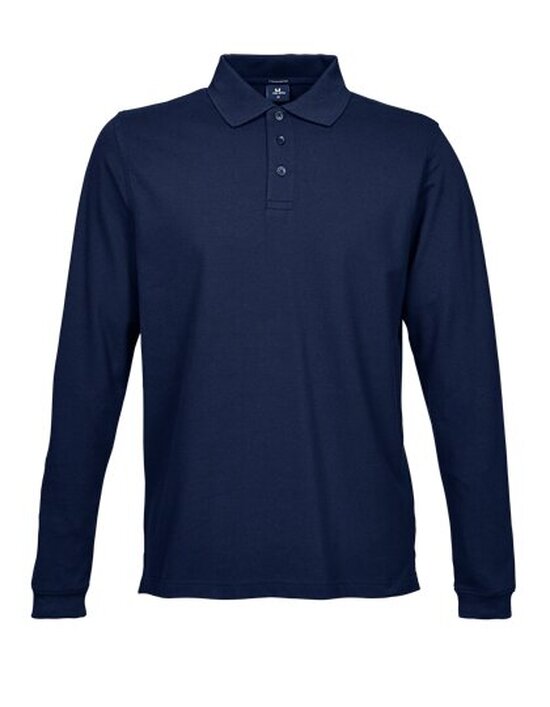 TJ1406 Men´s Luxury Stretch Long Sleeve Polo
