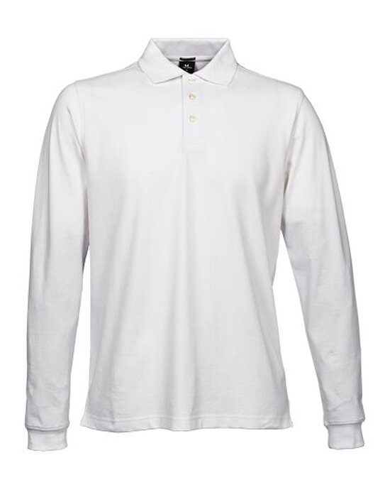 TJ1406 Men´s Luxury Stretch Long Sleeve Polo