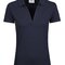Womens Luxury Stretch V-Neck Polo