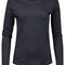 Womens Long Sleeve Interlock Tee