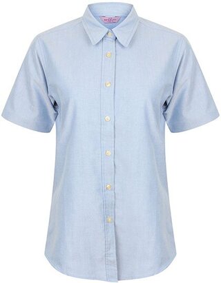 Ladies` Classic Short Sleeved Oxford Shirt