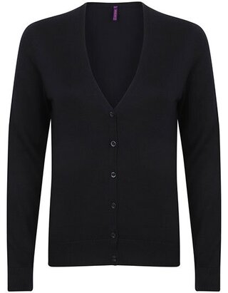 Ladies` Lightweight V-Neck Short Cardigan