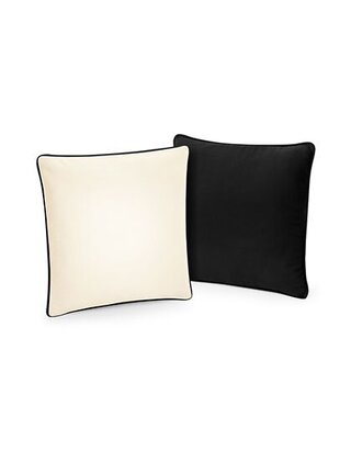 WM355 Fairtrade Cotton Piped Cushion Cover