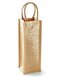 Shimmer Jute Bottle Bag