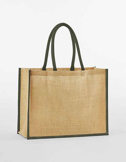 WM470 Westford Mill Natural Starched Jute Classic Shopper