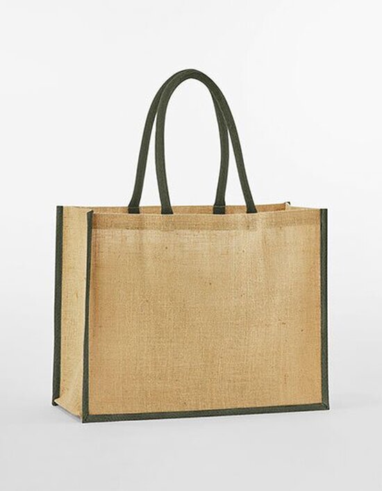 WM470 Westford Mill Natural Starched Jute Classic Shopper