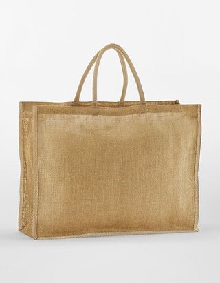 WM475 Westford Mill Natural Starched Jute Market Shopper