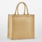 WM477 Westford Mill Natural Starched Jute Mini Gift Bag