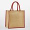 WM477 Westford Mill Natural Starched Jute Mini Gift Bag
