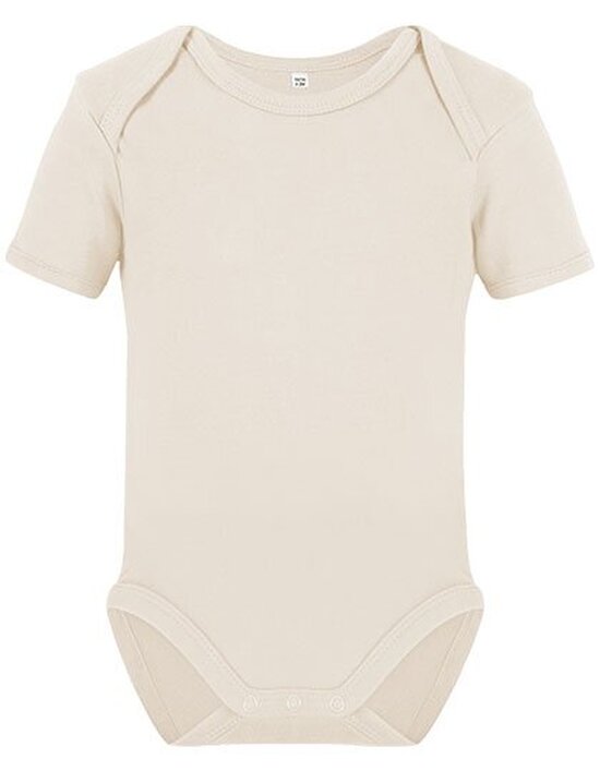 X11120 Organic Baby Bodysuit Short Sleeve Bailey 01
