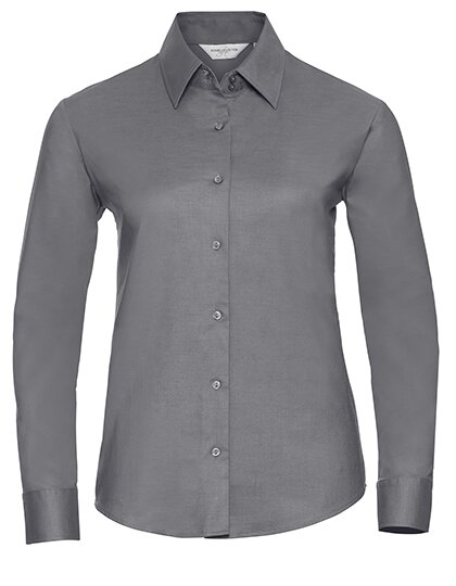 Ladies` Long Sleeve Classic Oxford Shirt