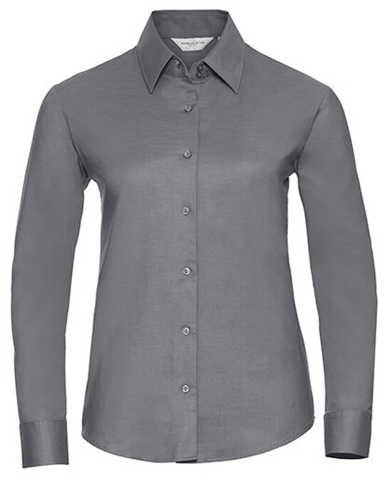 Ladies` Long Sleeve Classic Oxford Shirt