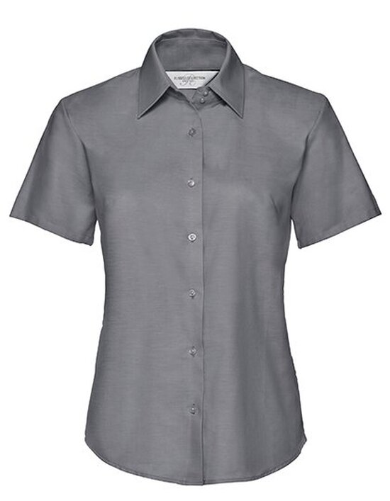 Ladies` Short Sleeve Classic Oxford Shirt