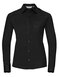 Ladies` Long Sleeve Classic Pure Cotton Poplin Shirt
