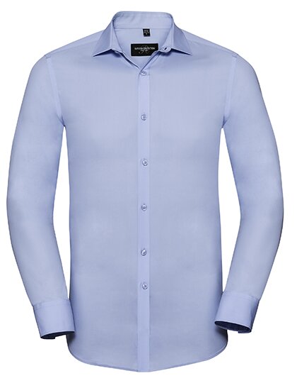 Men`s Long Sleeve Fitted Ultimate Stretch Shirt