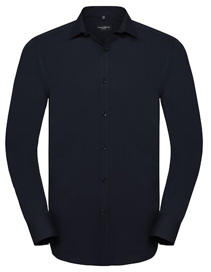 Men`s Long Sleeve Fitted Ultimate Stretch Shirt