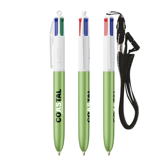 BIC® 4 Colours® Glacé with Lanyard