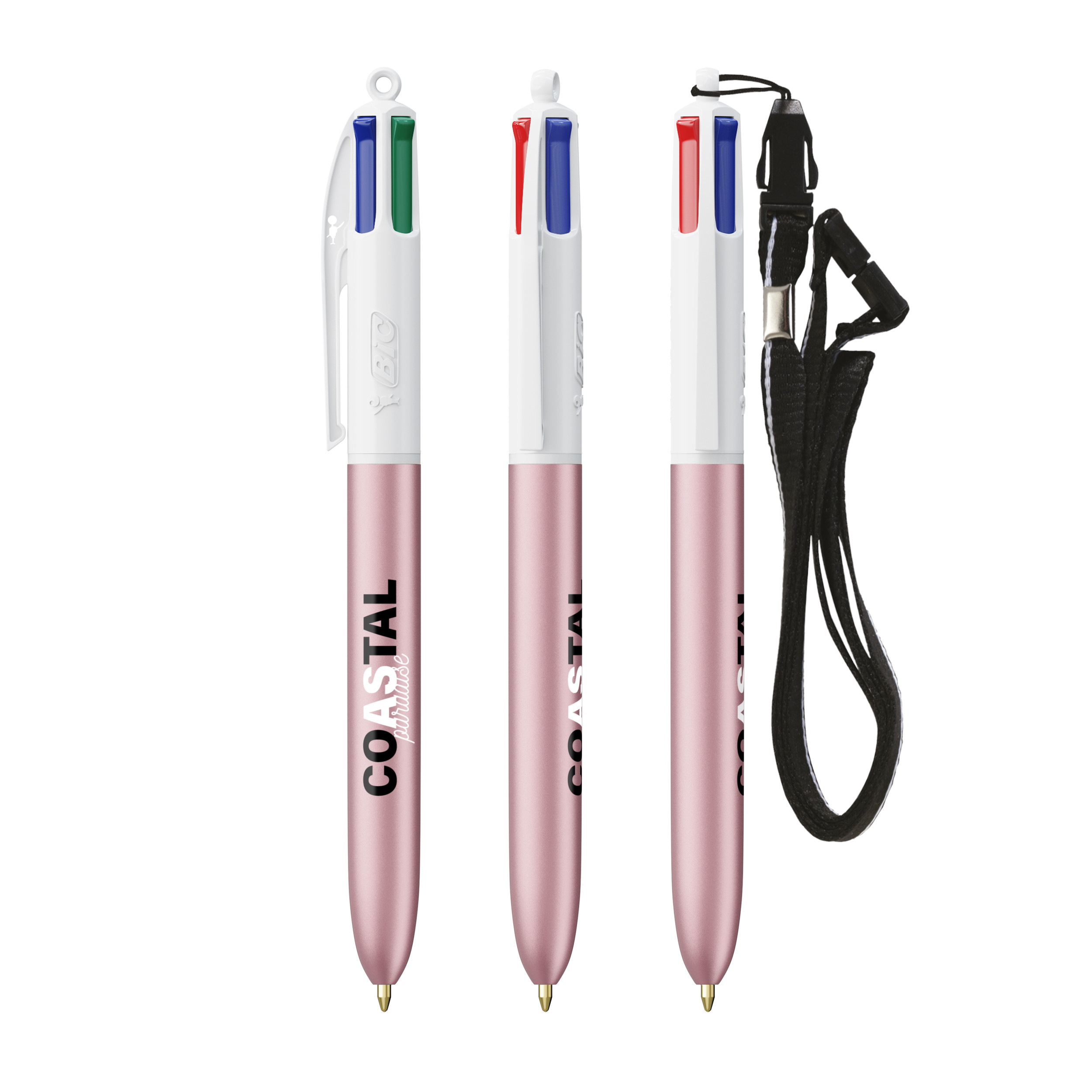 BIC® 4 Colours® Glacé with Lanyard