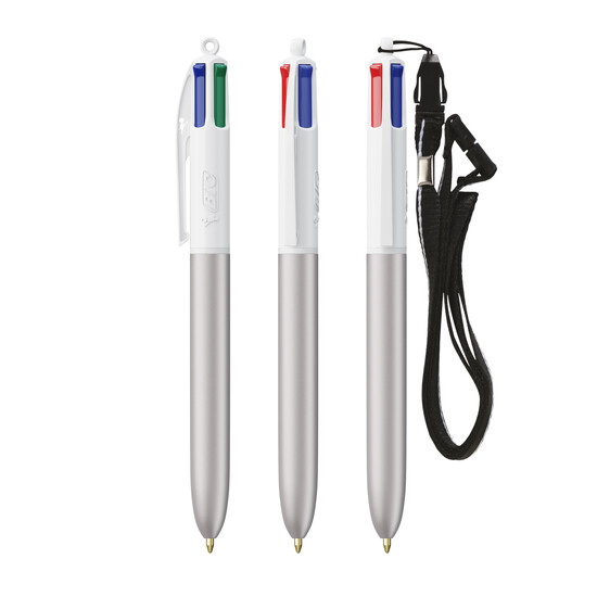 BIC® 4 Colours® Glacé with Lanyard