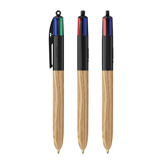 BIC® 4 Colours® Wood Style