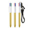 BIC® 4 Colours® Shine with lanyard ballpen