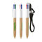 BIC® 4 Farben Wood Style mit Lanyard