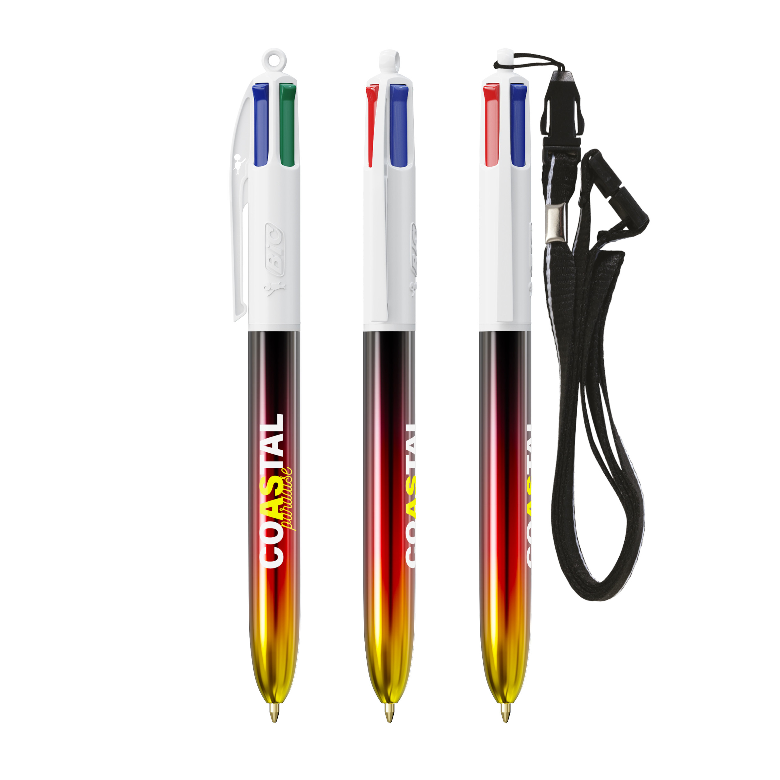 BIC® 4 Colours® Flaggen Kollektion + Schlüsselband
